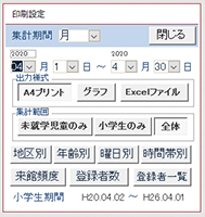 ステップ2：集計条件を選択